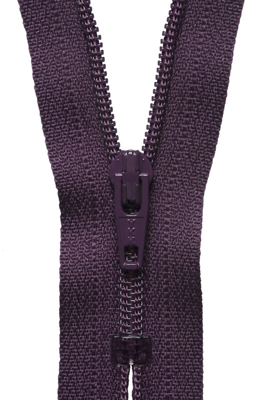16 Inch Dress Zip Royal Purple