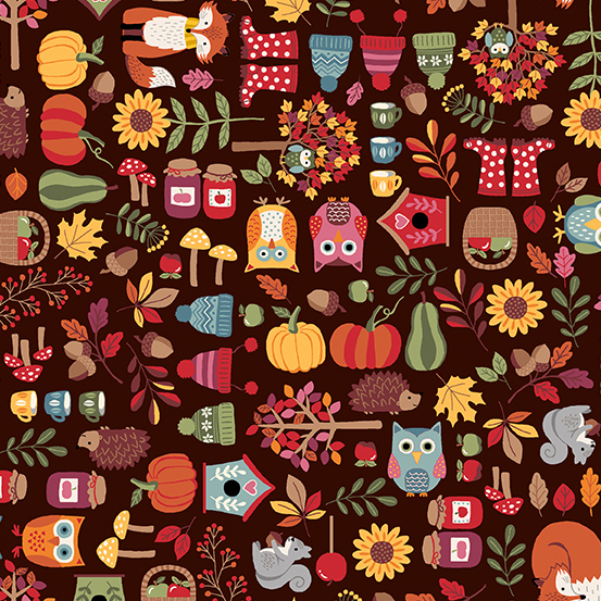 Autumn Days Icons Brown