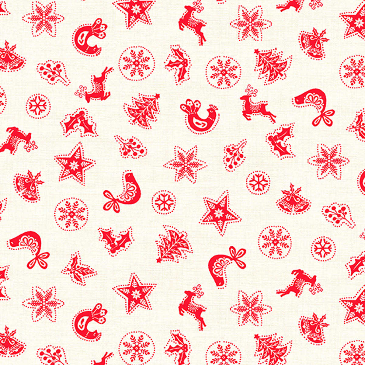 Christmas Scandi Scatter Red