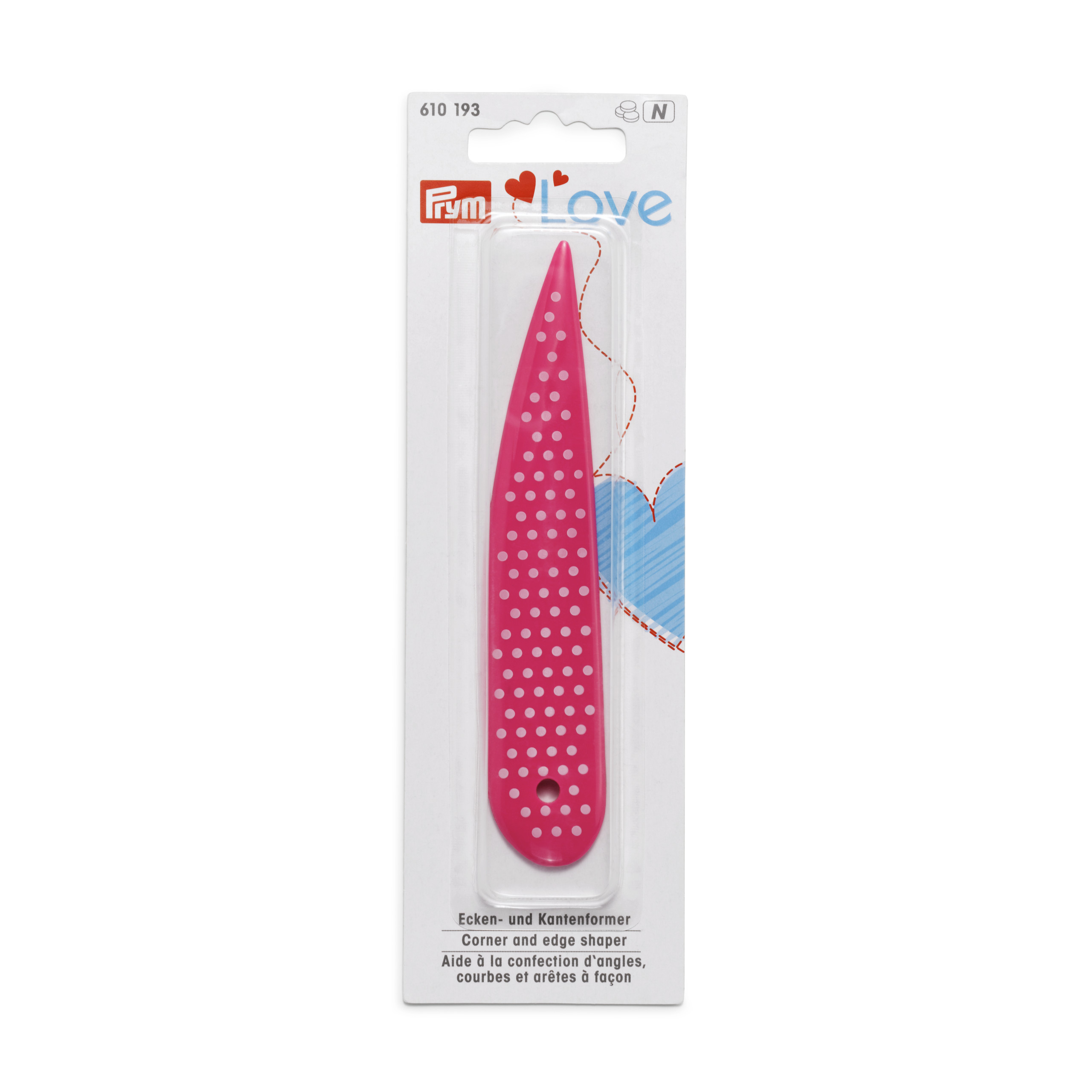 Corner and edge shaper Prym Love in pink