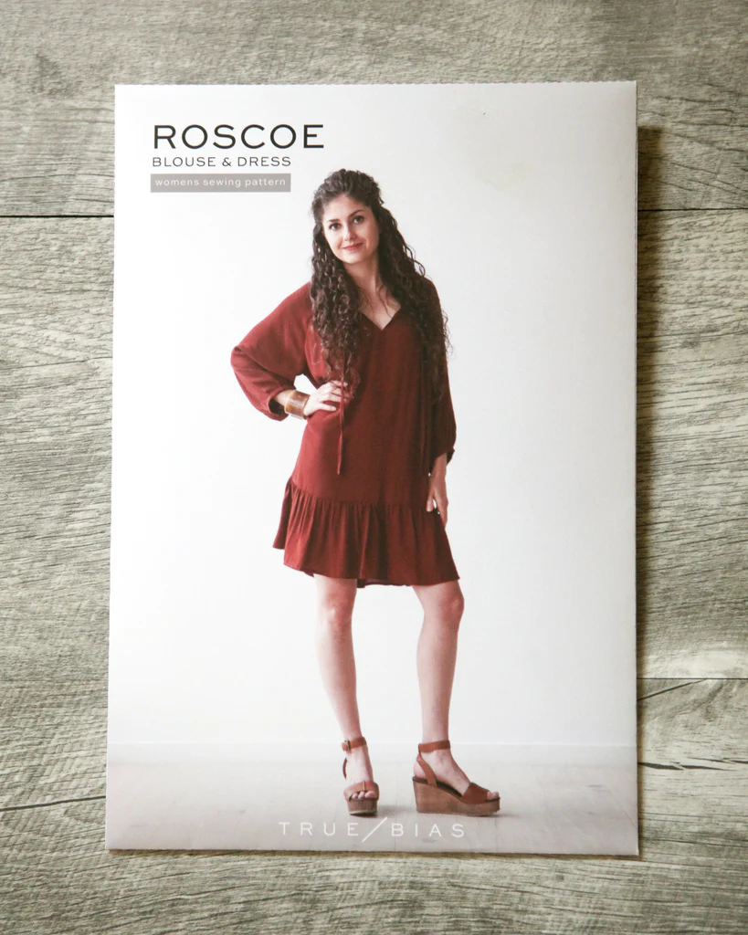 True Bias Roscoe Blouse and Dress - Printed Pattern
