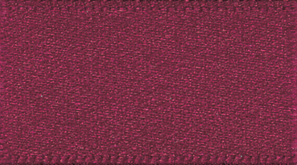 Berisford Burgundy Double Faced Satin Ribbon 25mm