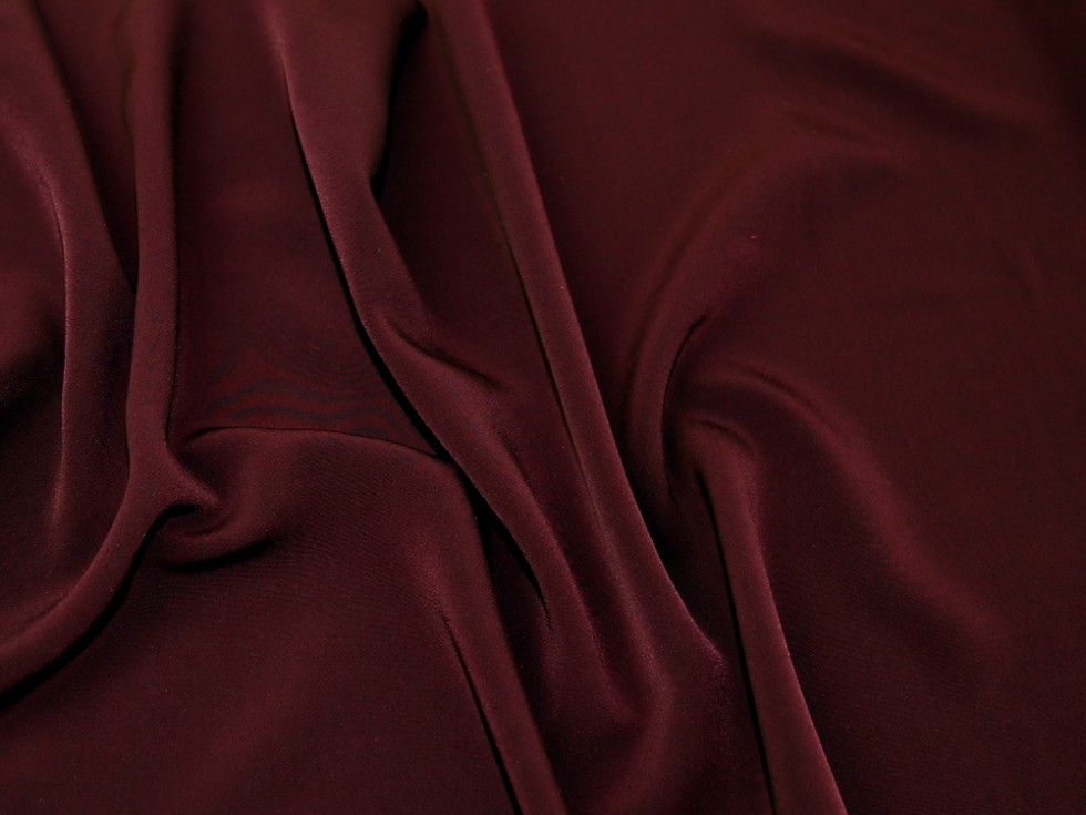 Luxury Crepe Burgundy 