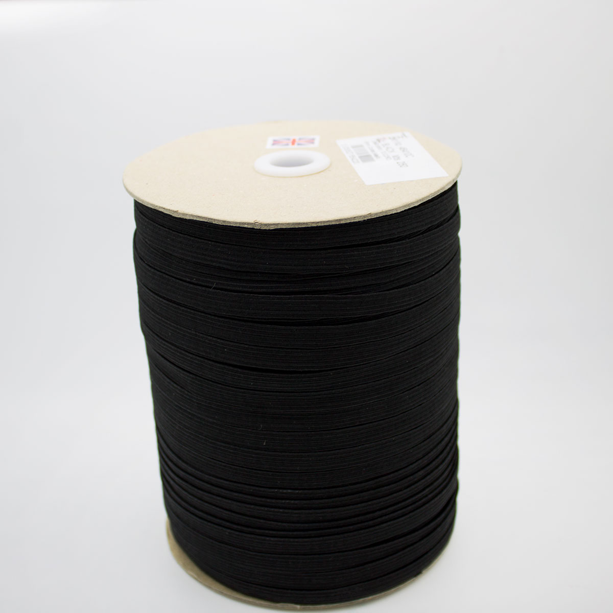 10mm 12 Cord Elastic Black