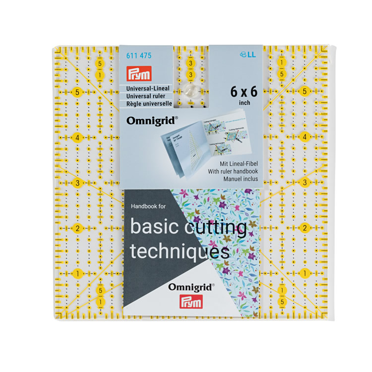 Prym Omnigrid 6x6 Inch Universal Ruler