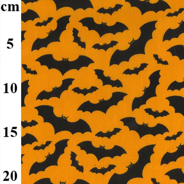 Halloween Polycotton - Bats