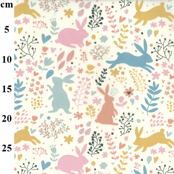 Easter Rabbits Polycotton Prints