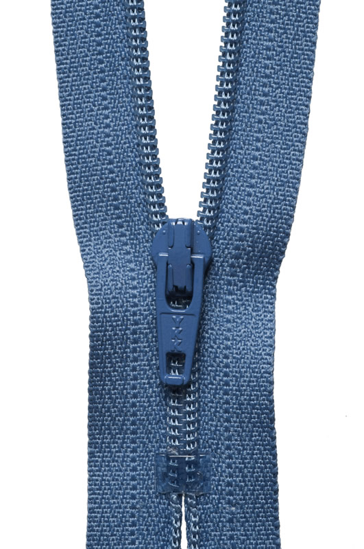 10 Inch Dress Zip Blue