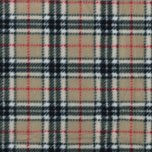 Fleece Beige Tartan