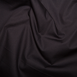 Cotton Poplin Plain Black