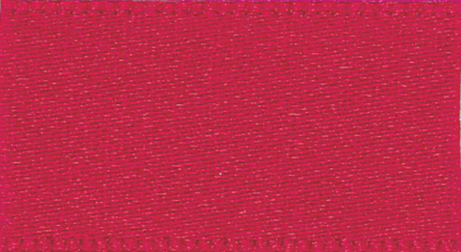 Berisford Red Double Faced Satin Ribbon 7mm
