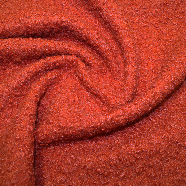 Boucle Fabric Rust