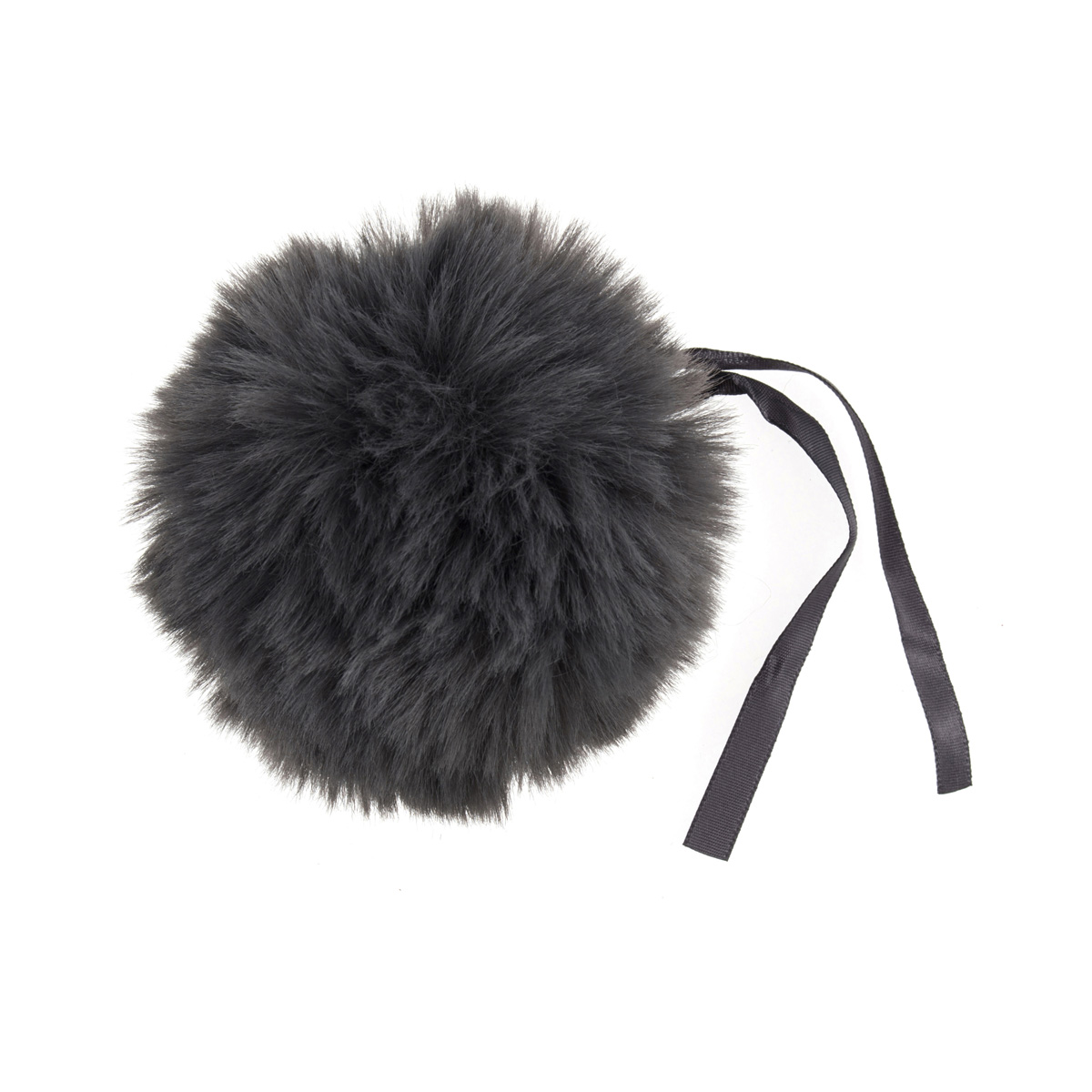 Pom Pom: Faux Fur: Large: 11cm: 1 Piece: Grey