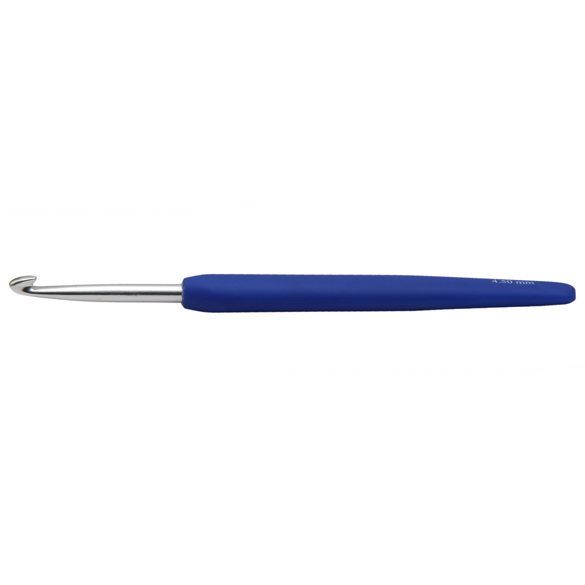 KnitPro Waves Aluminium Crochet Hook Royal Blue 4.50mm