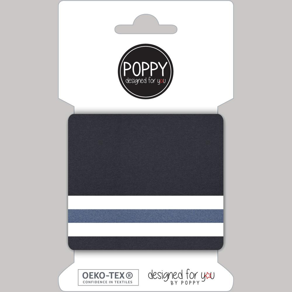 Cuffs Navy stripped with Blue