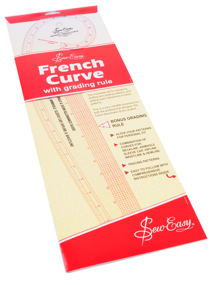 Sew Easy French Curve Ruler Imperial 