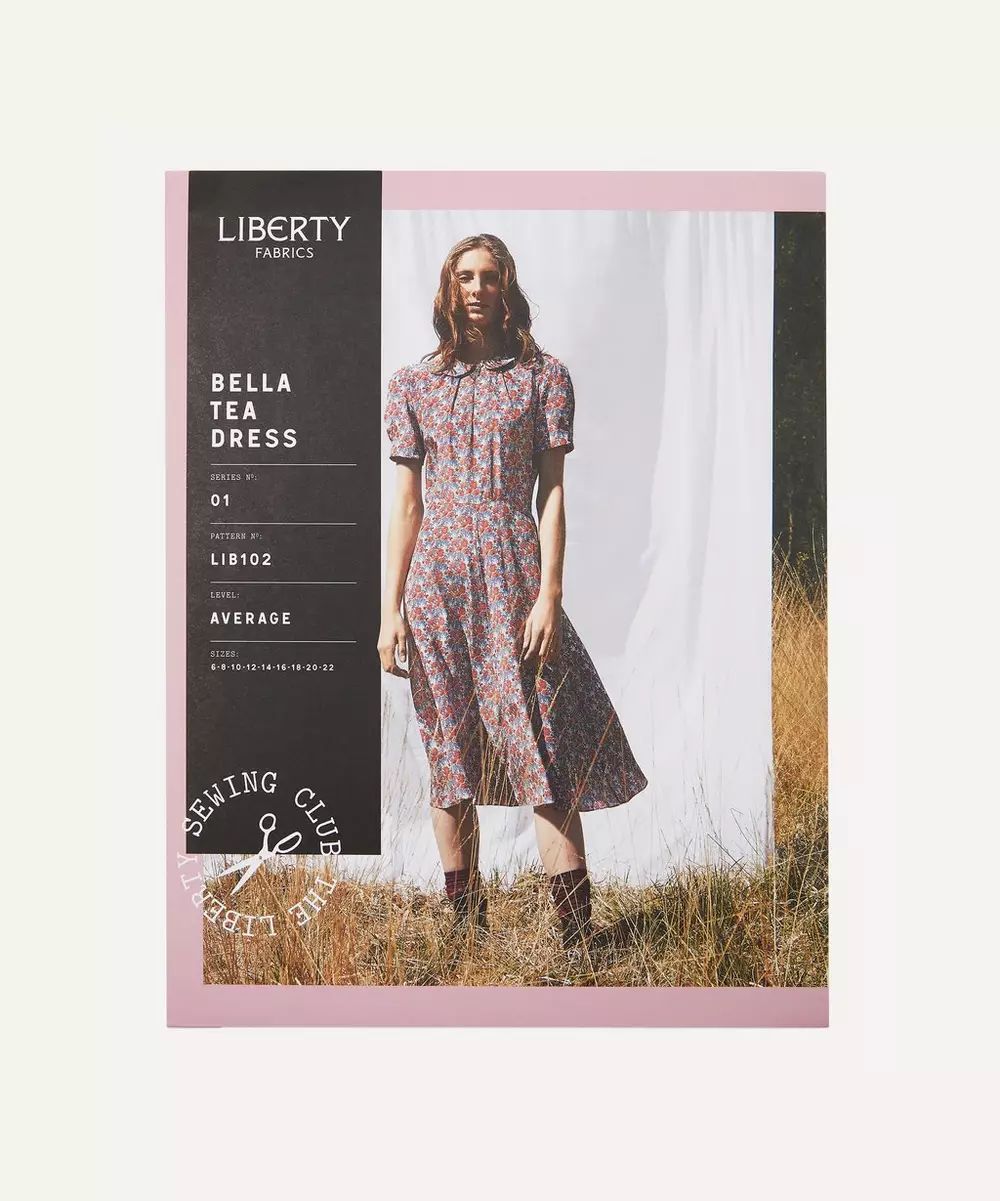 LIBERTY FABRICS Bella Tea Dress Sewing Pattern Size: 14-22