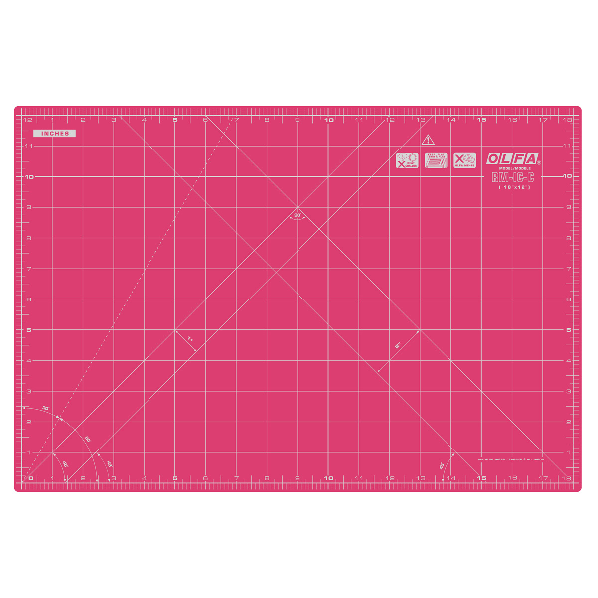 Rotary Cutting Mat 17 x 12in or 42.5 x 30cm