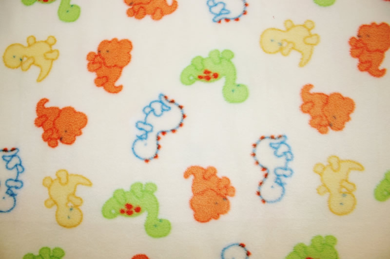 Fleece Dinosaur Cream