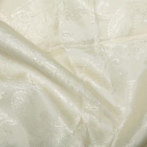 Paisley Jacquard Lining Ivory