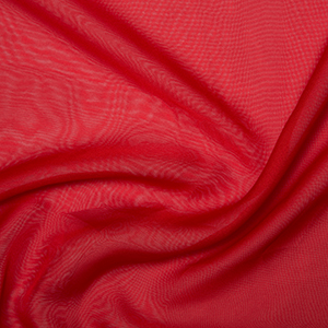 Cationic Chiffon Bright Red