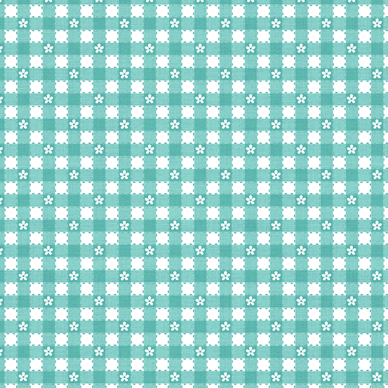 Summer Days Gingham Teal