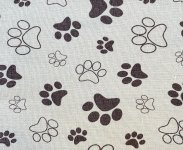 Dog Paw Print Canvas Print