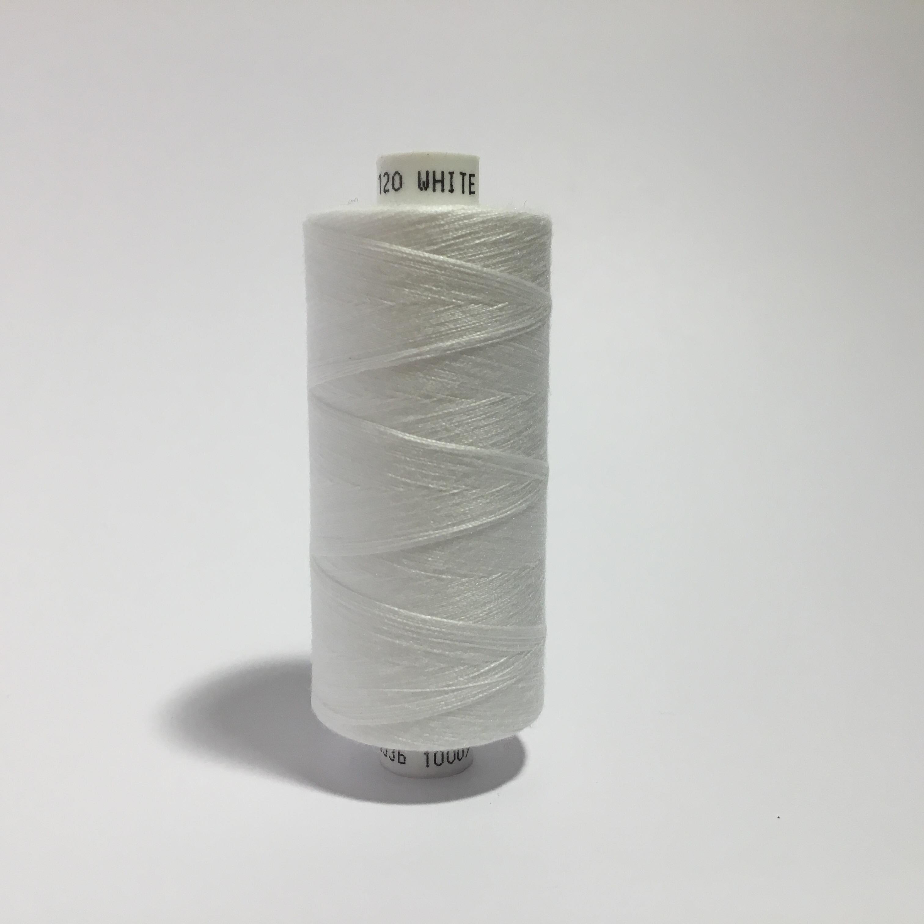 Coats polyester Moon thread 1000yds White