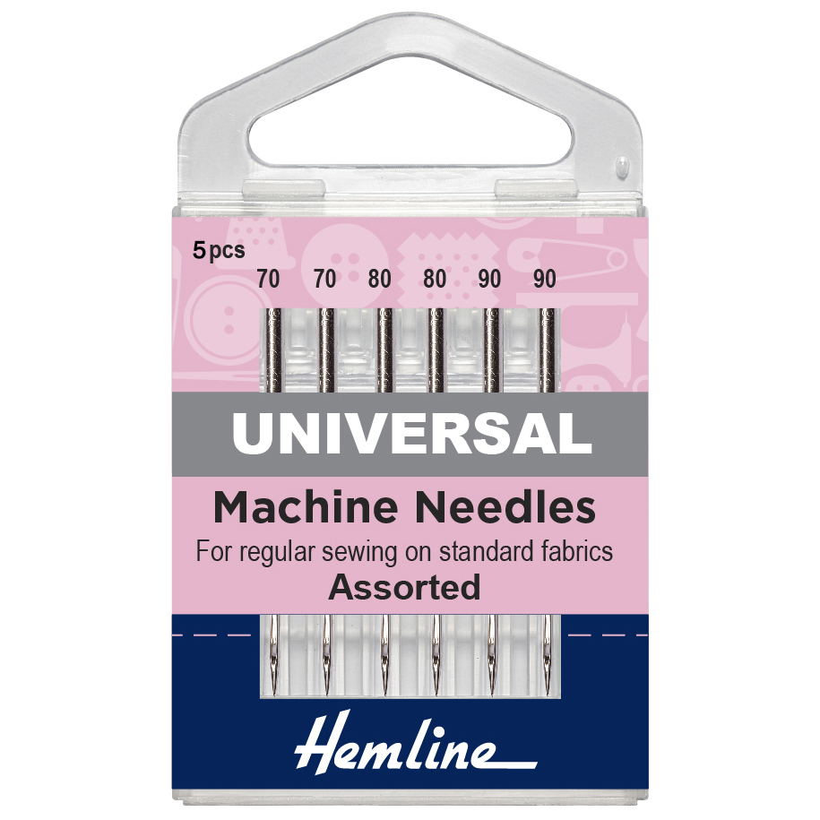 Hemline Machine Needles Universal Assorted