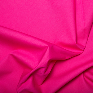 Cotton Poplin Plain Cerise