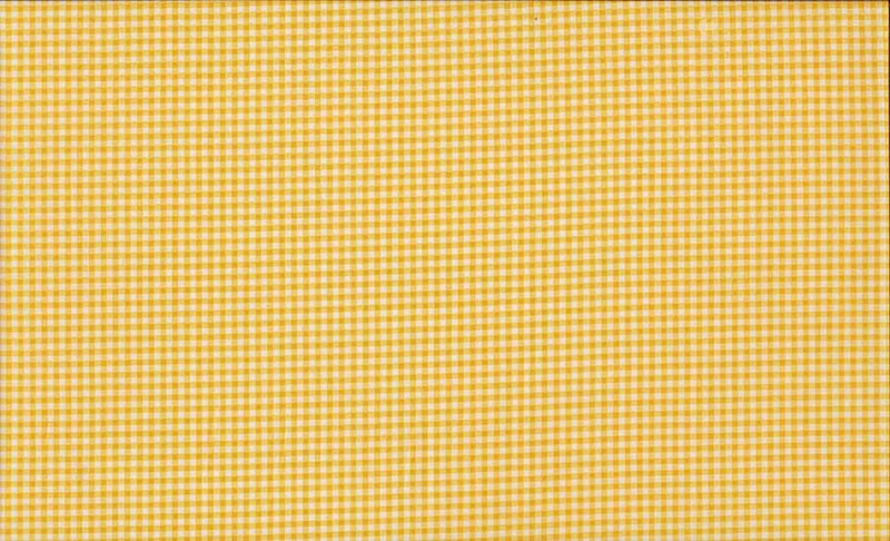 Makower Basic Yellow Gingham