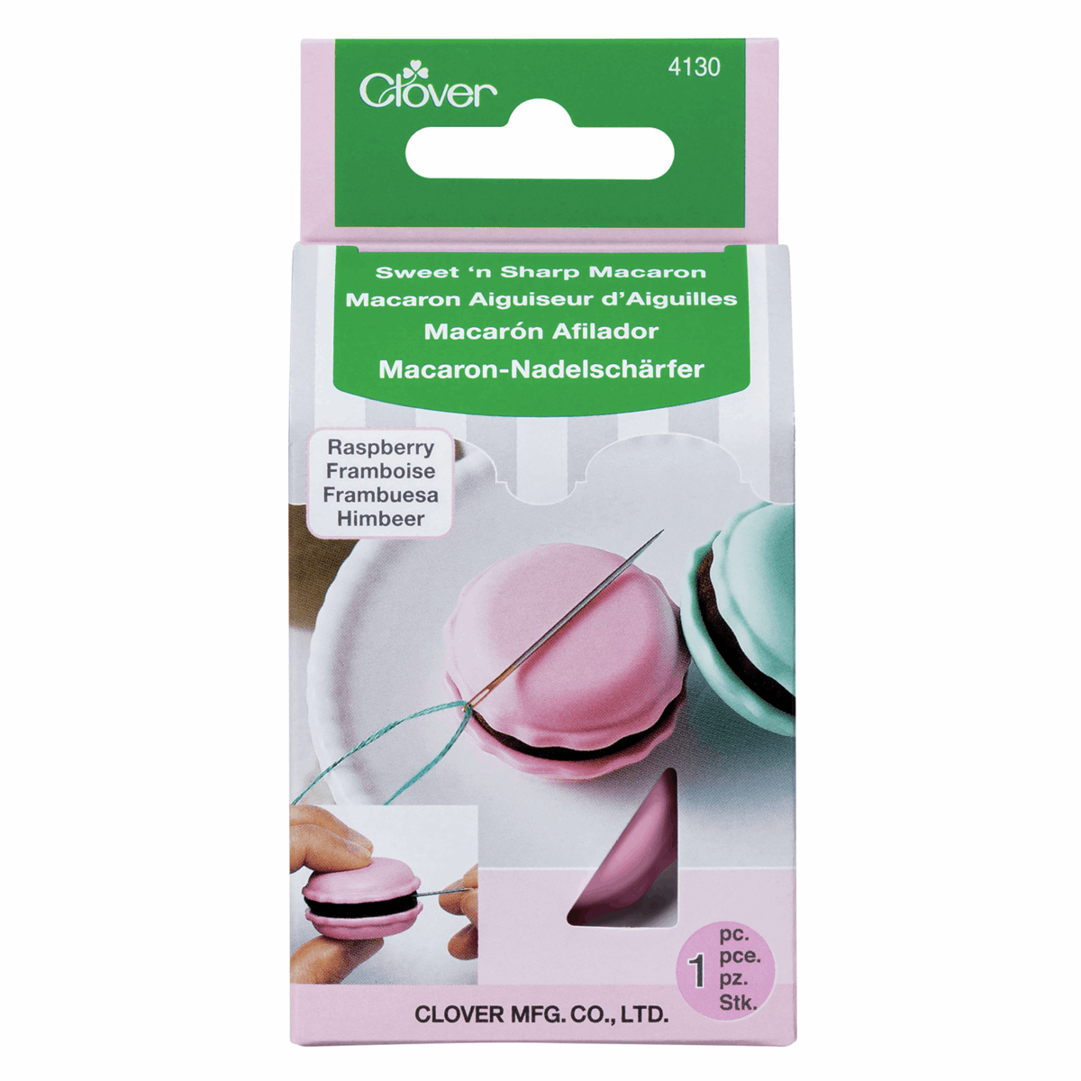 Needle Sharpener Sweet 'n' Sharp Macaron in Raspberry