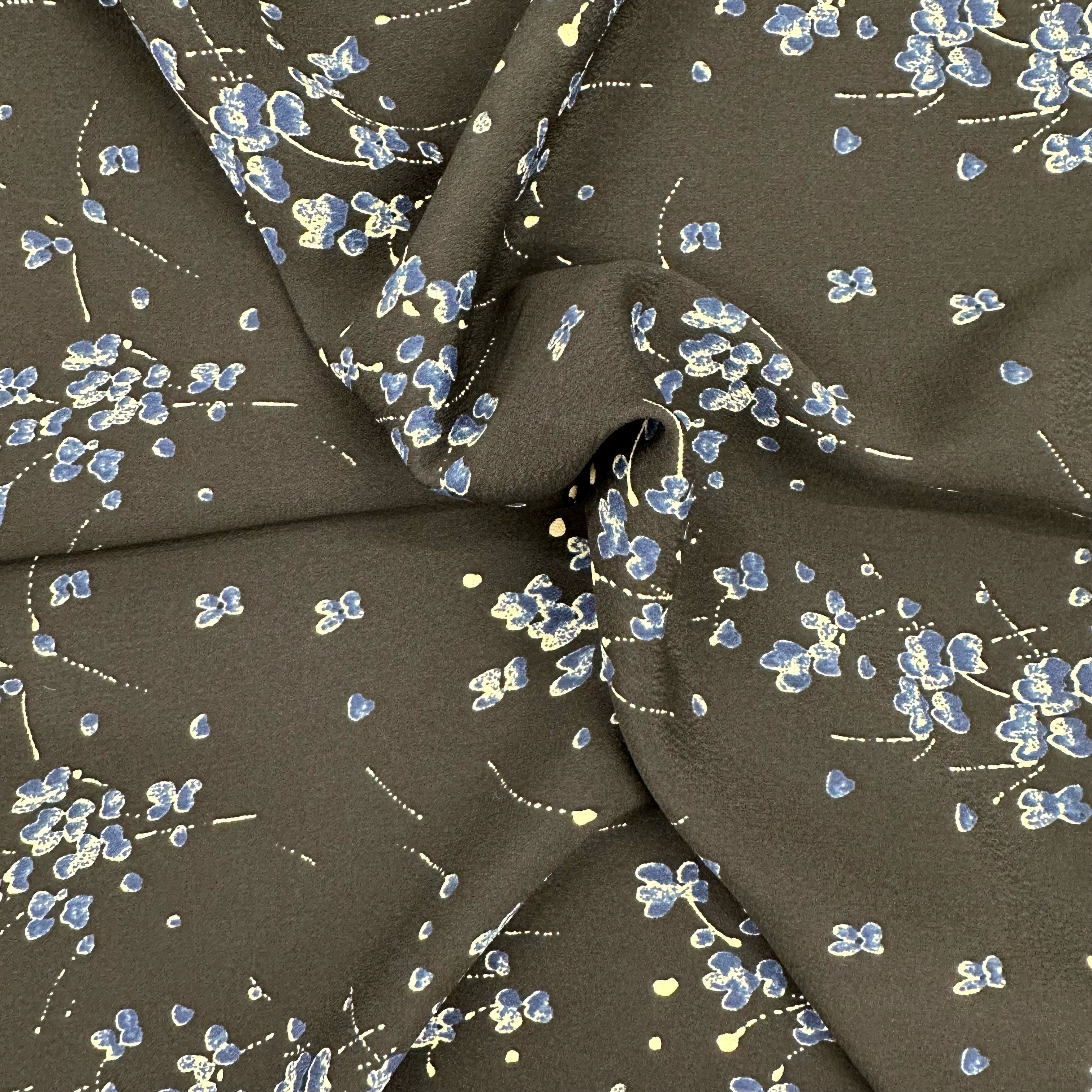 100% Viscose - Midnight Flora