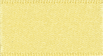 Berisford Lemon Double Faced Satin Ribbon 25mm