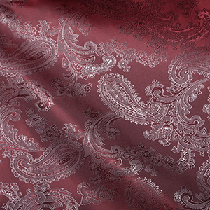 Paisley Jacquard Lining Maroon