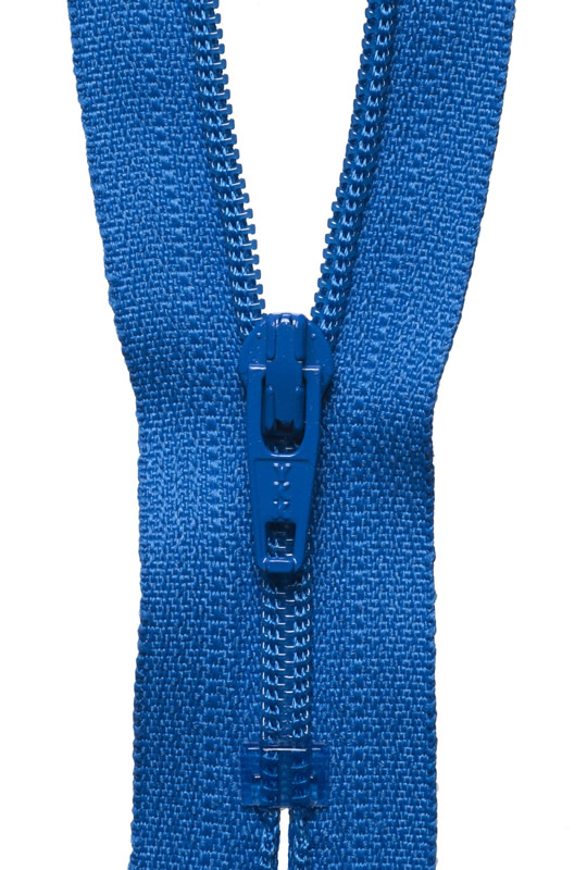 6 Inch Dress Zip Bright Blue