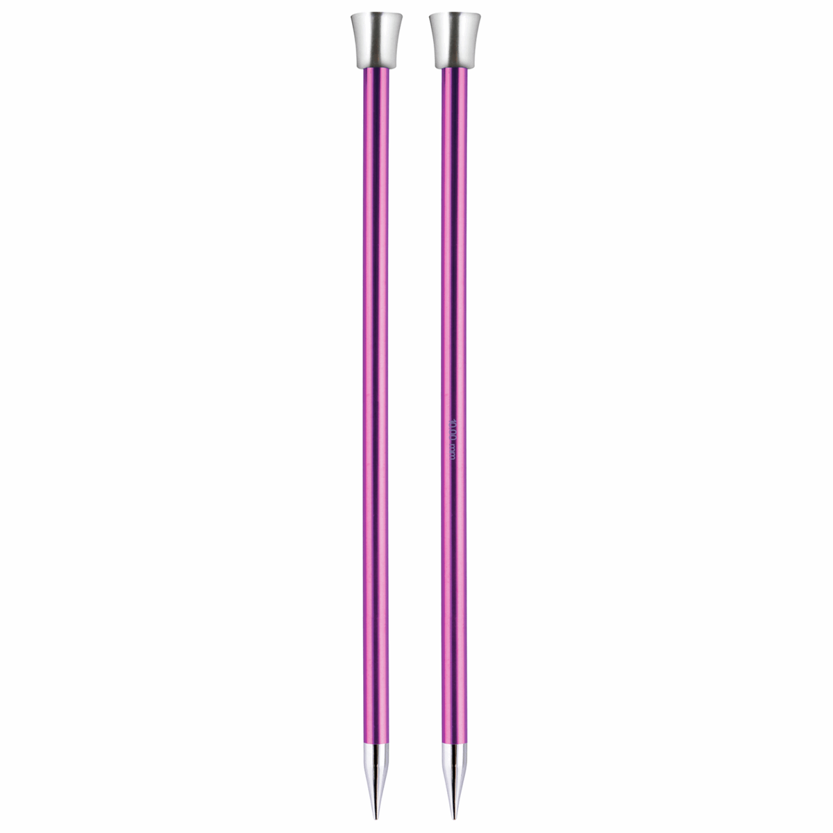 KnitPro Zing: Knitting Pins: Single-Ended: 35cm x 12.00mm Purple 