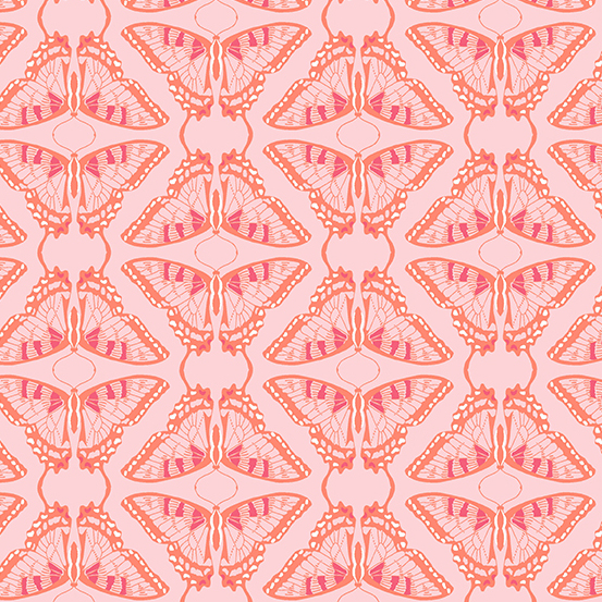 Flora and Fauna Swallowtail Tonal Blush