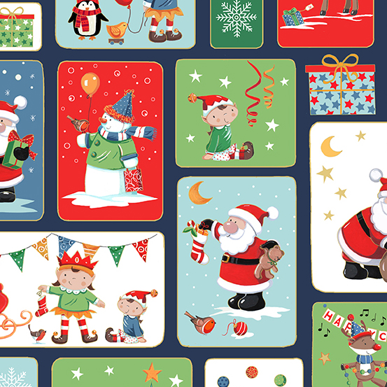 Santa's Christmas Santa Blocks