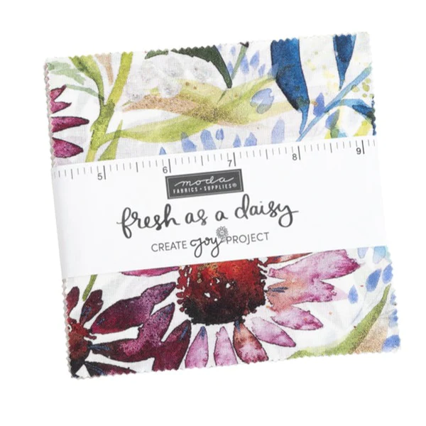 Moda Fresh As A Daisy by Create Joy Project Charm Pack