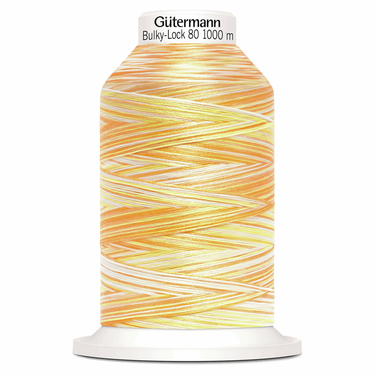 Gutermann Bulk Overlocking Thread, Variegated Yellow/Orange