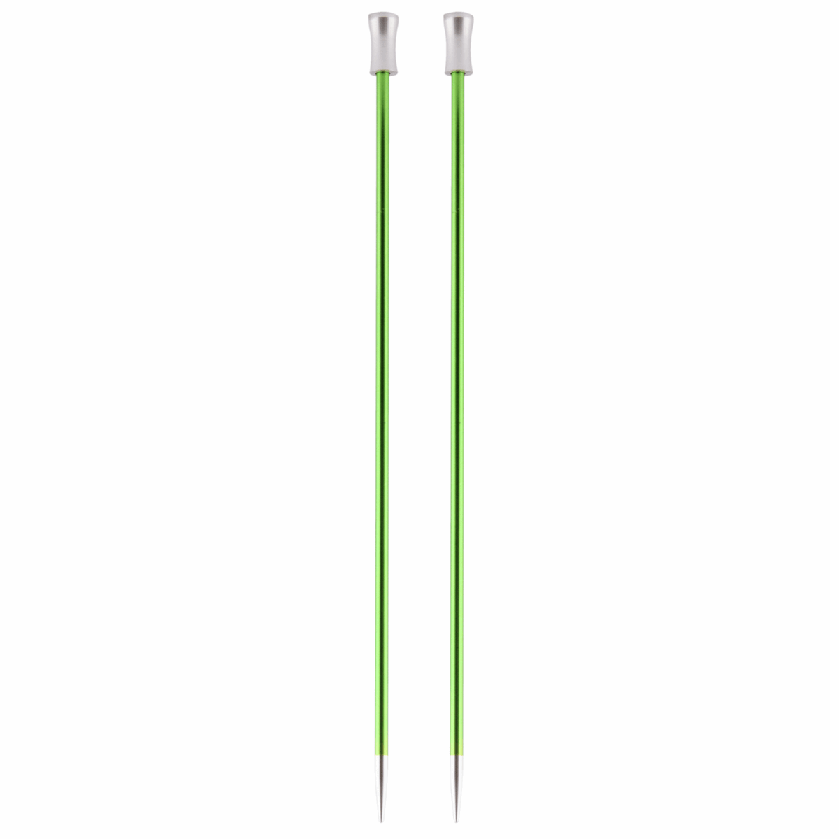 KnitPro Zing: Knitting Pins: Single-Ended: 30cm x 3.50mm Green