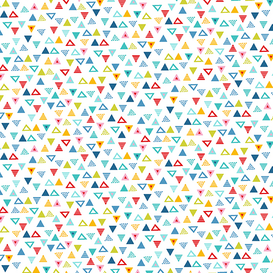 Pool Party Triangles White