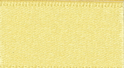 Berisford Lemon Double Faced Satin Ribbon 3mm