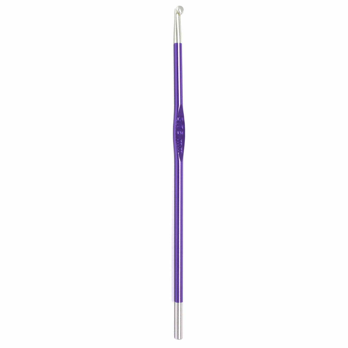 KnitPro Crochet Hook: Zing: 15cm x 3.75mm Purple