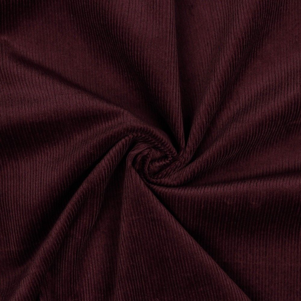 Washed Cord Stretch 8W AUBERGINE