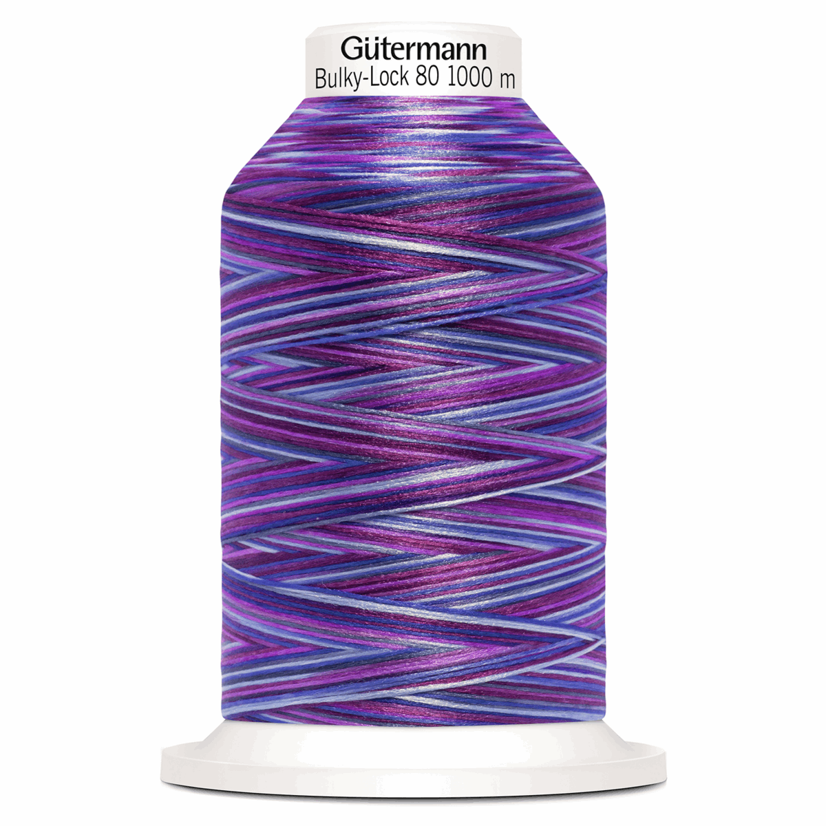 Gutermann Bulk Overlocking Thread, Variegated Puples