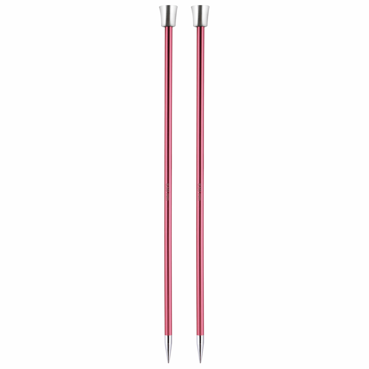 KnitPro Zing: Knitting Pins: Single-Ended: 30cm x 6.50mm Rose Gold