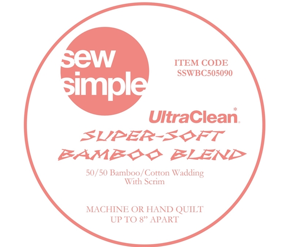 EQS Sew Simple Super-Soft 50/50 Cotton/Bamboo Blend Wadding