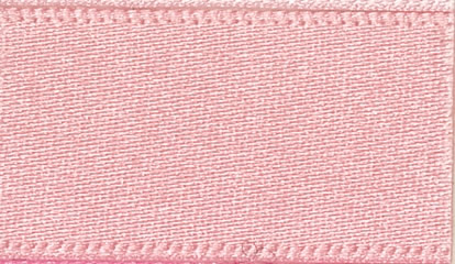 Berisford Pink Double Faced Satin Ribbon 15mm